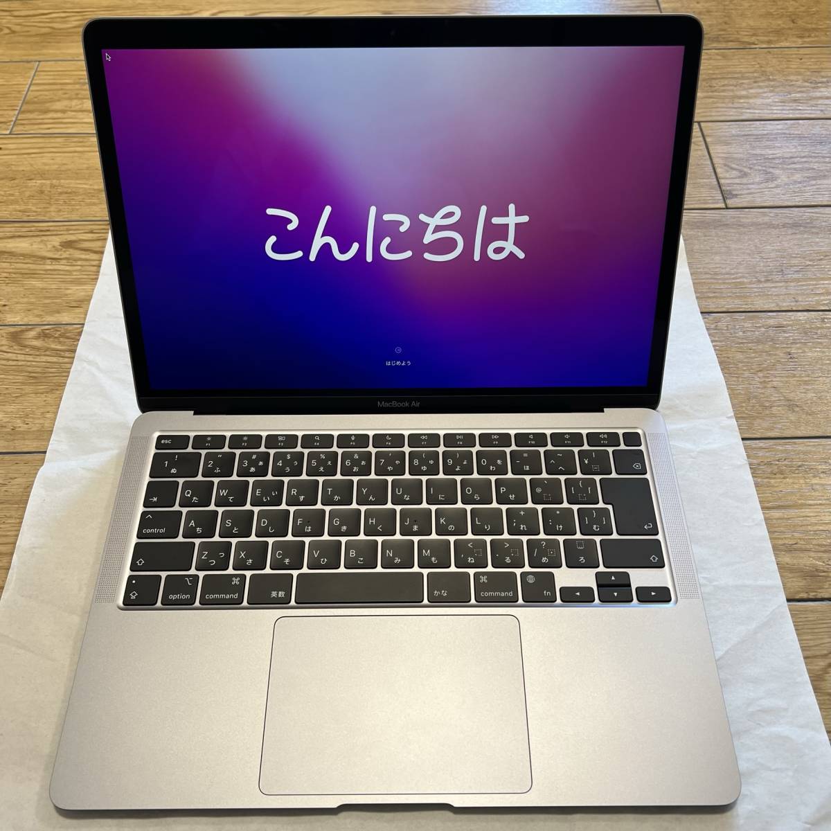 Apple MacBook Air M1 2020 メモリ8GB SSD256GB MGN63J/A スペース アウトレット価格セール M1 Air 【美品】MacBook SSD メモリ8GB 256GB ノートPC