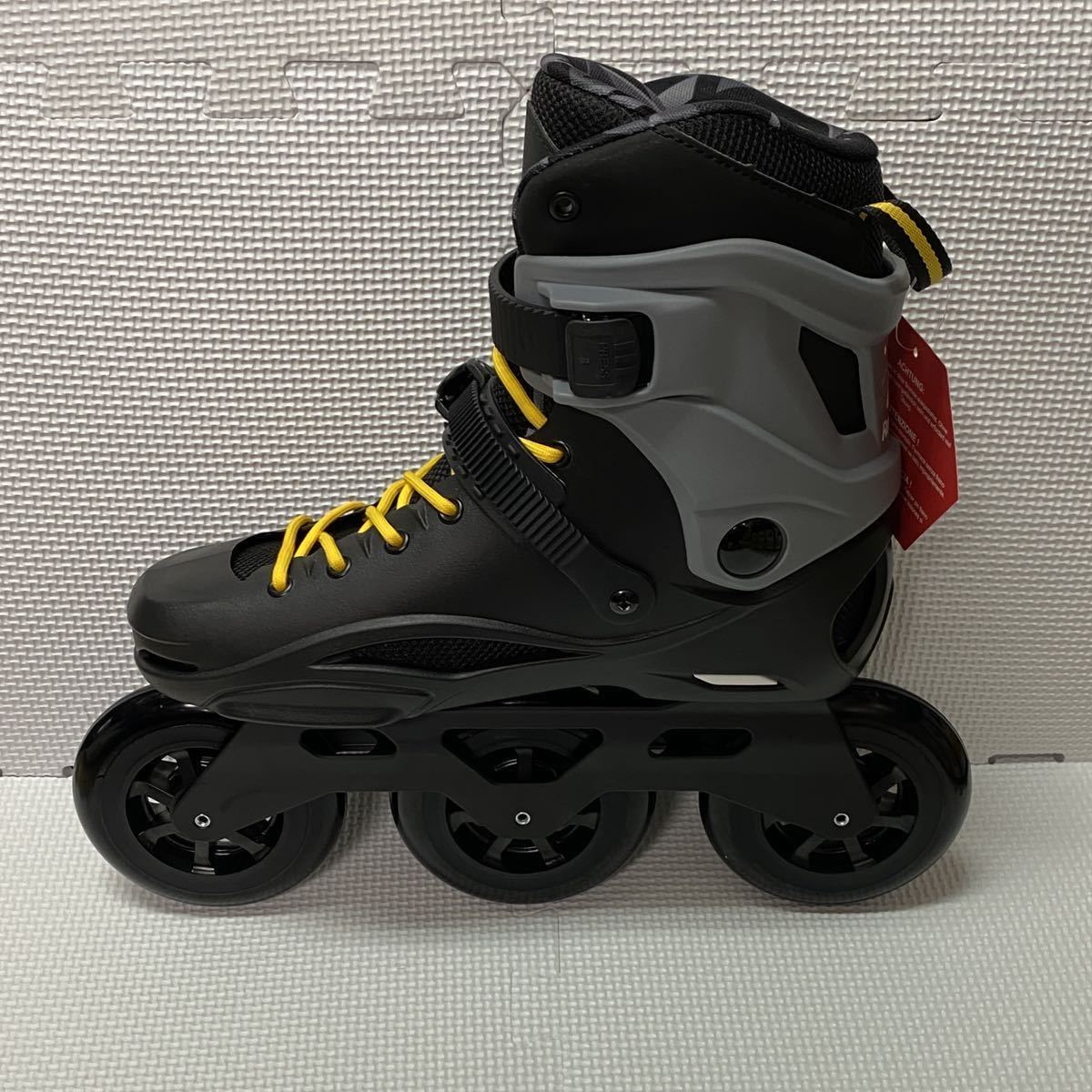 西日本産 K 2スケートMod 125インラインスケート、サイズ8.5、黒/赤 