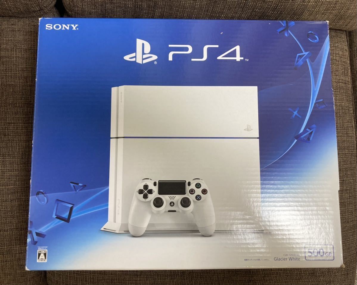 SONY ソニー PS4 CUH-1200A 500GB 初期化済 封印シール有 SONY ソニー PS4 CUH-1200A 500GB 初期化済 封印シール有