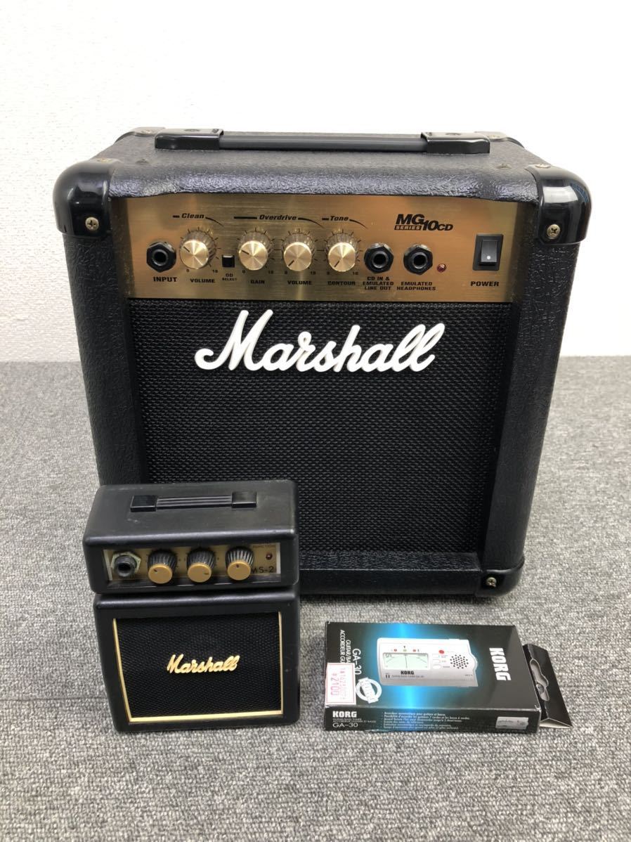 Marshall ギターアンプ MG10CD 3点セット_画像1