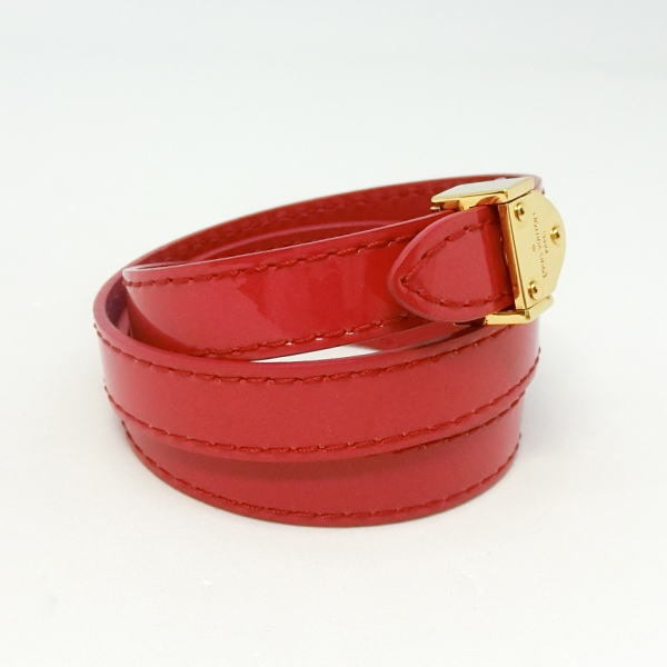 [ free shipping ] Louis * Vuitton brass re box ito leather bracele rose Anne ti Anne 17cm M6743* ultimate beautiful goods *