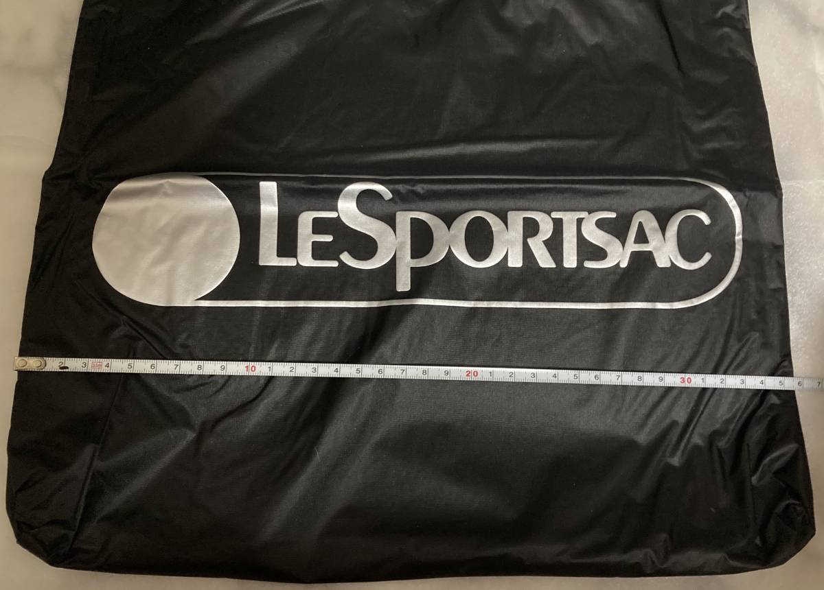 Lesportsac レスポートサック TRUE BLACK ショルダーバッグ 黒 シルバー ビッグロゴ LOGO TOTE ショルダー レスポ_画像3