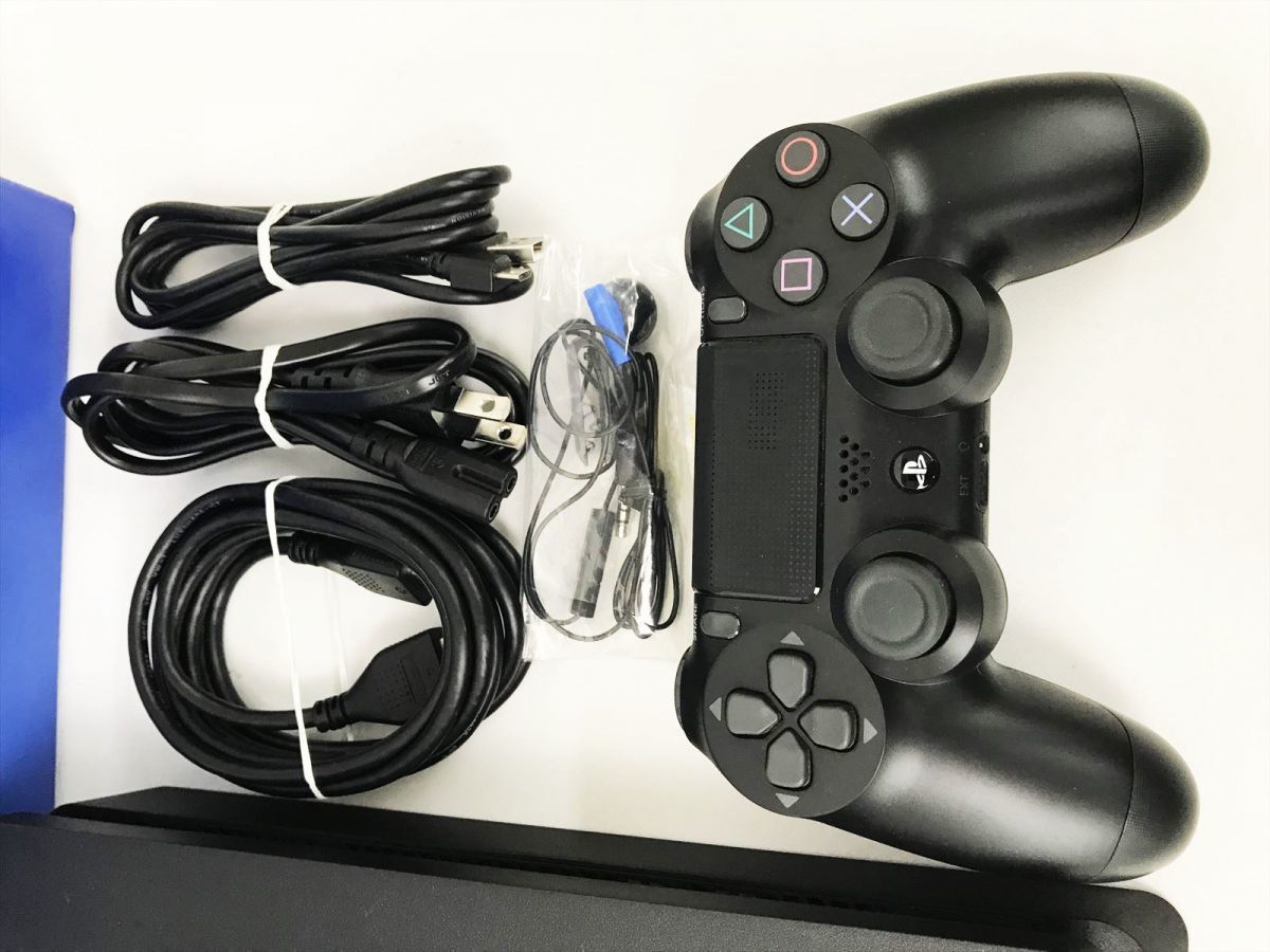 【1円】状態良 PS4 本体 セット 1TB ブラック SONY PlayStation4 CUH-2000B 動作確認済 箱 コントローラー DC09-710jy/G4_画像2