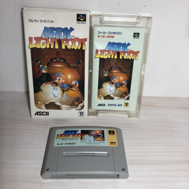 4個まで郵便OK アルディライトフット SFC スーパーファミコンソフト