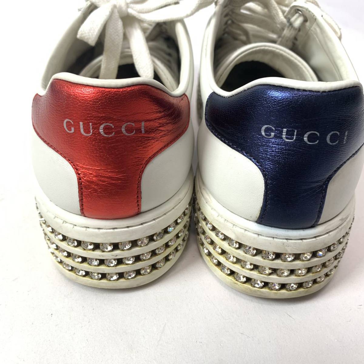 m229 GUCCI グッチ クリスタル エース エンブロイダリー ライン