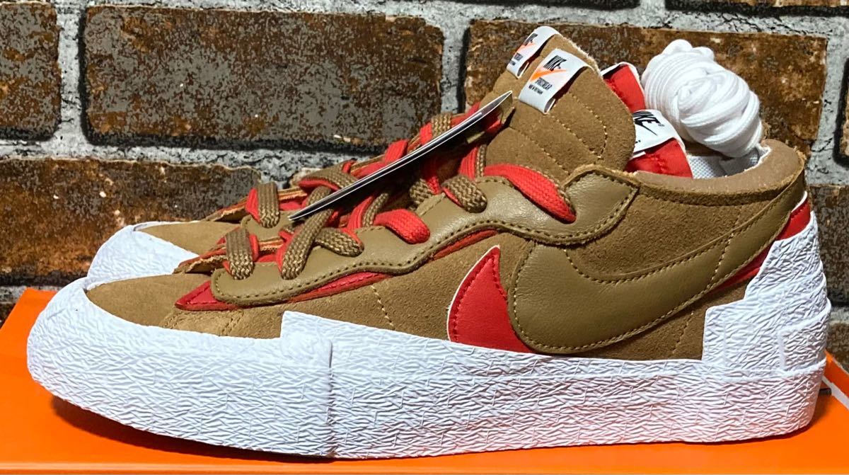 ナイキ×サカイ ブレーザー ロー NIKE sacai BLAZER LOW BRITISH TAN