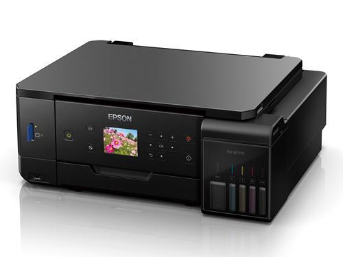 EPSON プリンタ EW-M770T ブラック インクジェット複合機 エコタンク搭載 大容量インク 無線LAN 前面2段給紙 メモリーカードスロット搭載 