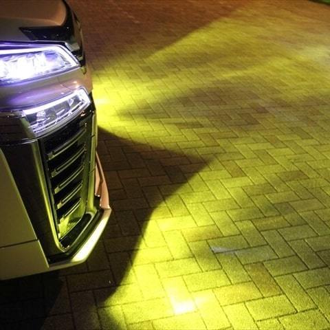 車検対応 爆光 2色切り替え ホワイト イエロー LEDフォグランプ HB4 ポン付け ランドクルーザー 200（マイナー前UZJ200 H19.9～H23.12b_画像3