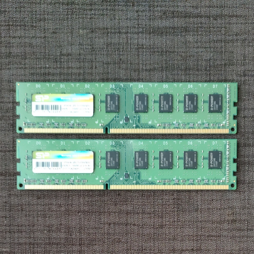 シリコンパワー DDR3 1600 8GB(4GB×2枚)