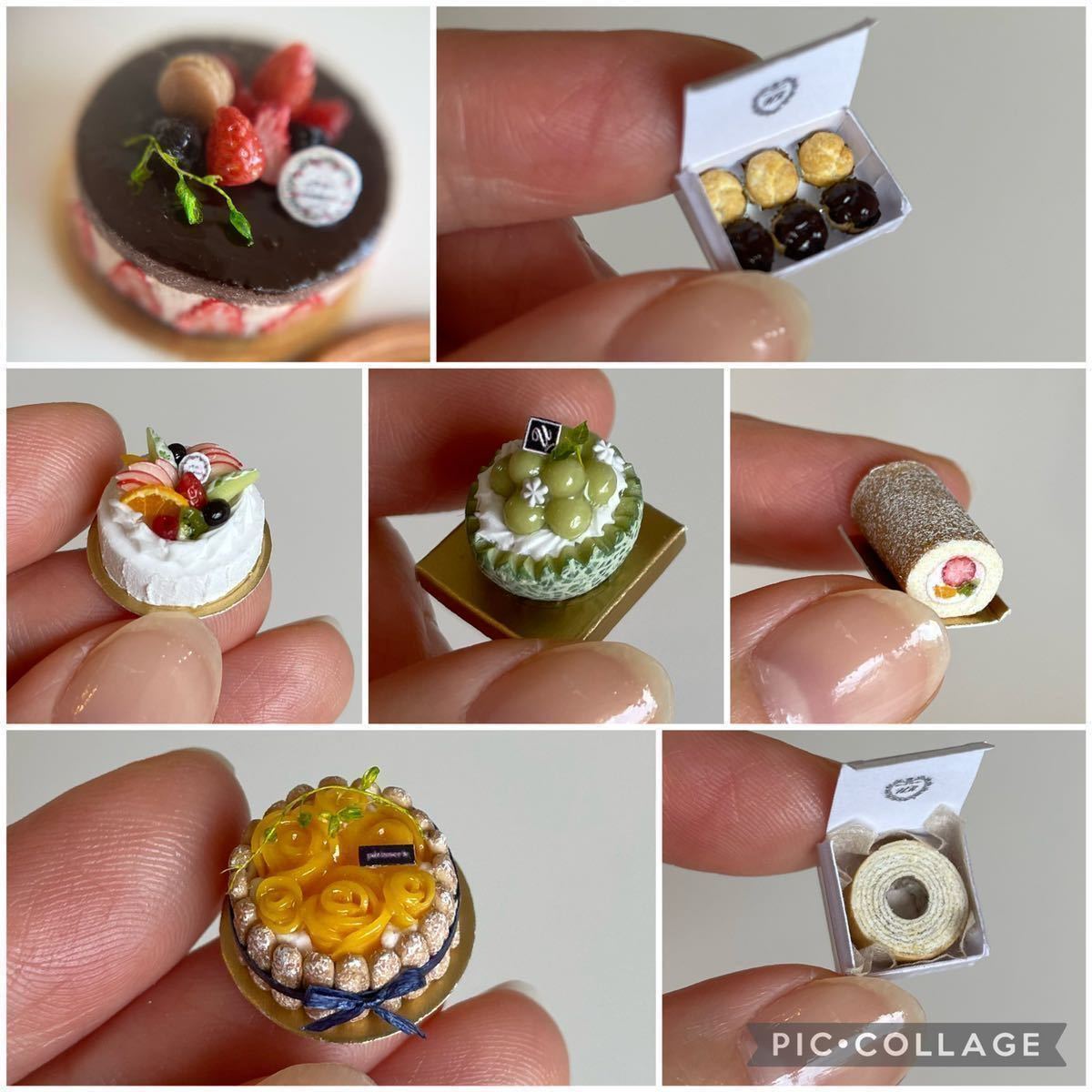 ミニチュア 1/12 ケーキ屋さんのショーケース *** ドール ミニチュア 1/12 ケーキ屋さんのショーケース *** ドール