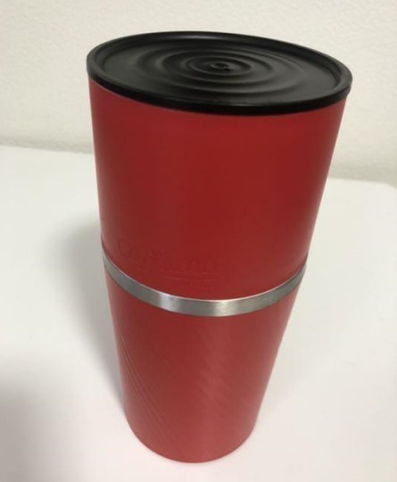 カフラーノ コーヒーメーカー オールインワン ミル マグカップ付 新品 CK-RD ペーパーレスフィルター ハンドドリップ レッド 未使用品