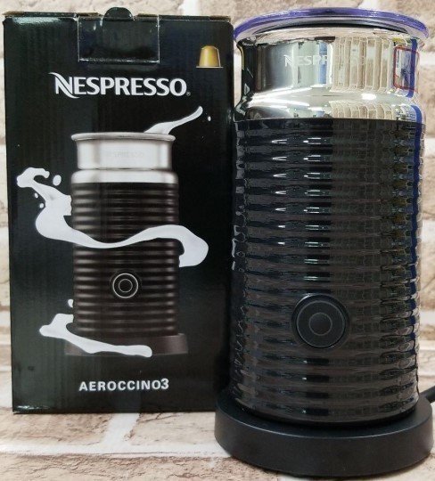 Nespresso ネスプレッソ コーヒーメーカー エアロチーノ 新品 3594/JP/BK ブラック 未使用品 日本正規品_画像1