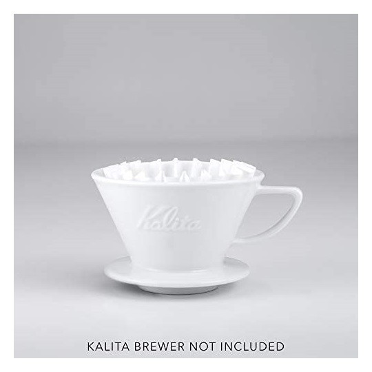 カリタ ウェーブフィルター155(1~2人用) 100枚入り 新品 ホワイト #22201 未使用品 コーヒー_画像4