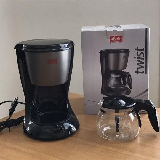 Melitta メリタ フィルターペーパー式コーヒーメーカー 5杯用 新品 SCG58-3-B ジェットブラック 未使用品_画像1