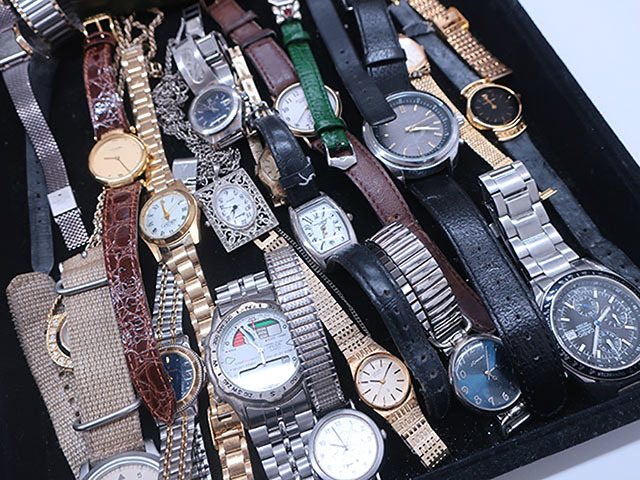 《京都一輝堂》【1円～】【アクセサリー】 時計 腕時計 メンズ レディース SEIKO 等 大量 まとめ売り Y-7800_画像9