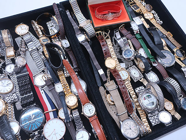 《京都一輝堂》【1円～】【アクセサリー】 時計 腕時計 メンズ レディース SEIKO 等 大量 まとめ売り Y-7800_画像5