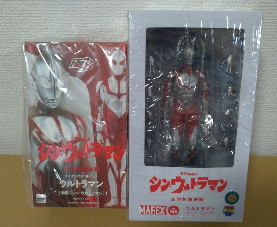 新品　フィグゼロS  6インチ＆  MAFEX マフェックス　シンウルトラマン