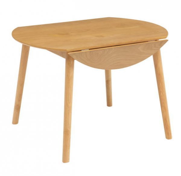 コンパクト 便利 両バタ テーブル 幅105テーブル ダイニングテーブル おしゃれ 送料無料 木製 ウィング ナチュラル