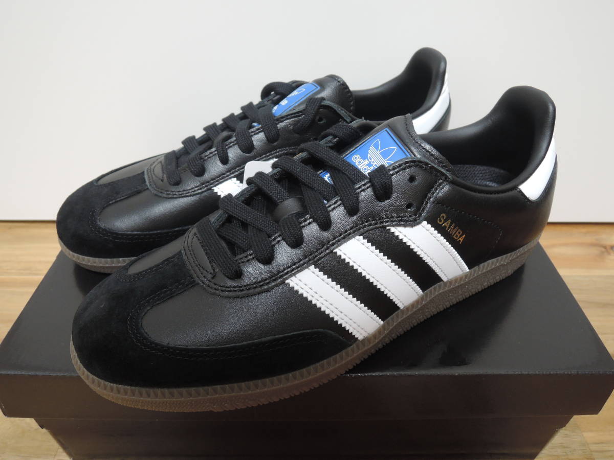 27.0◇新品◇外箱・タグ付】adidas SAMBA LEATHER サンバ-