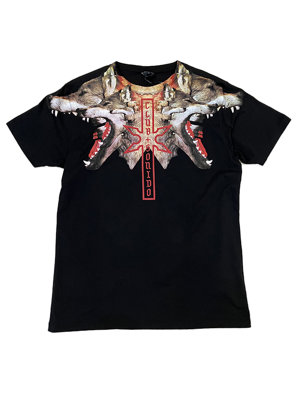 公式の店舗 美品 イーストランド SONIDO CLUB 半袖 ブラック 黒 M T