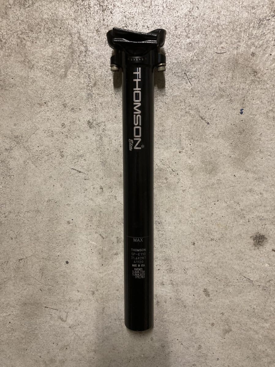 THOMSON シートポスト Elite トムソン 31.6 × 287 THOMSON シートポスト Elite トムソン 31.6 × 287