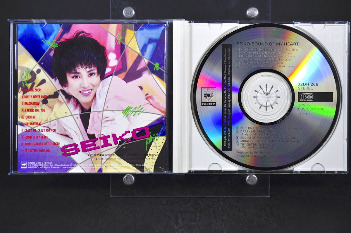 初版盤☆ SEIKO / 松田聖子 SOUND OF MY HEART / サウンド オブ マイ ハート ■85年盤 全10曲収録 CD 12th アルバム 32DH-266 美盤!! _画像4