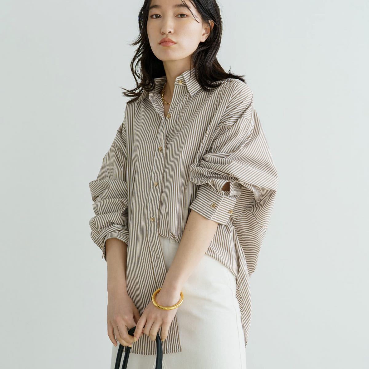 ストライプBIGシャツ loungedress ラウンジドレス|Yahoo!フリマ ストライプBIGシャツ loungedress ラウンジドレス|Yahoo!フリマ