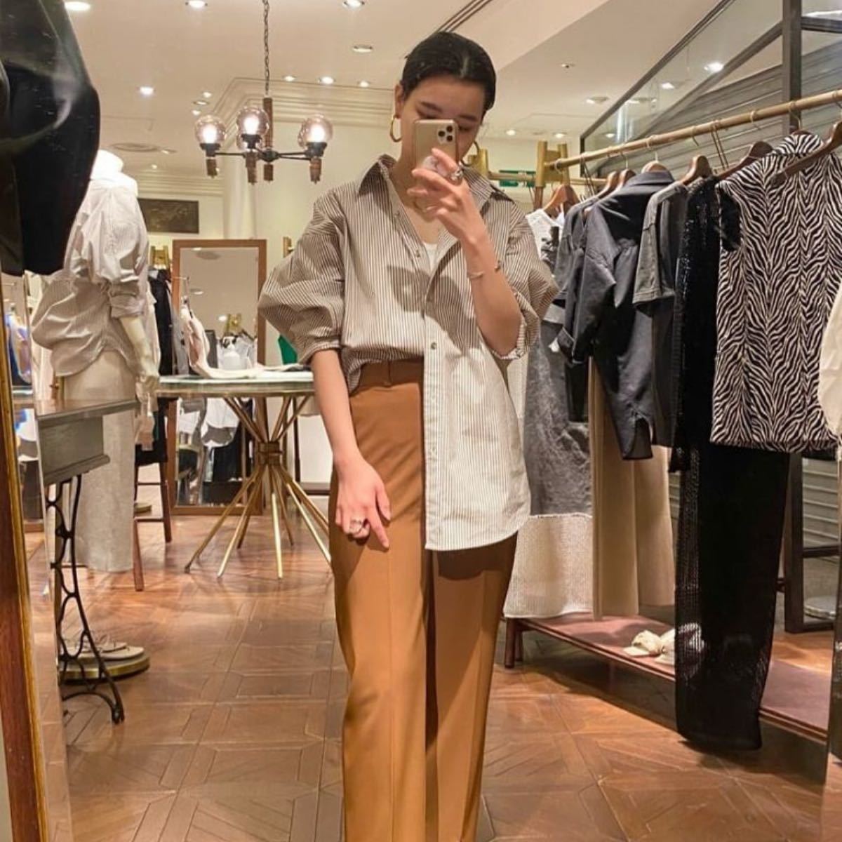 ストライプBIGシャツ loungedress ラウンジドレス|Yahoo!フリマ ストライプBIGシャツ loungedress ラウンジドレス|Yahoo!フリマ