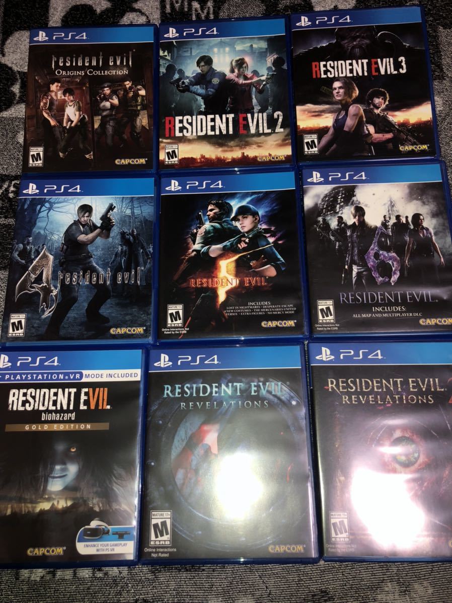 ヤフオク! - 即決PS4バイオハザード北米版9本セット送料無料
