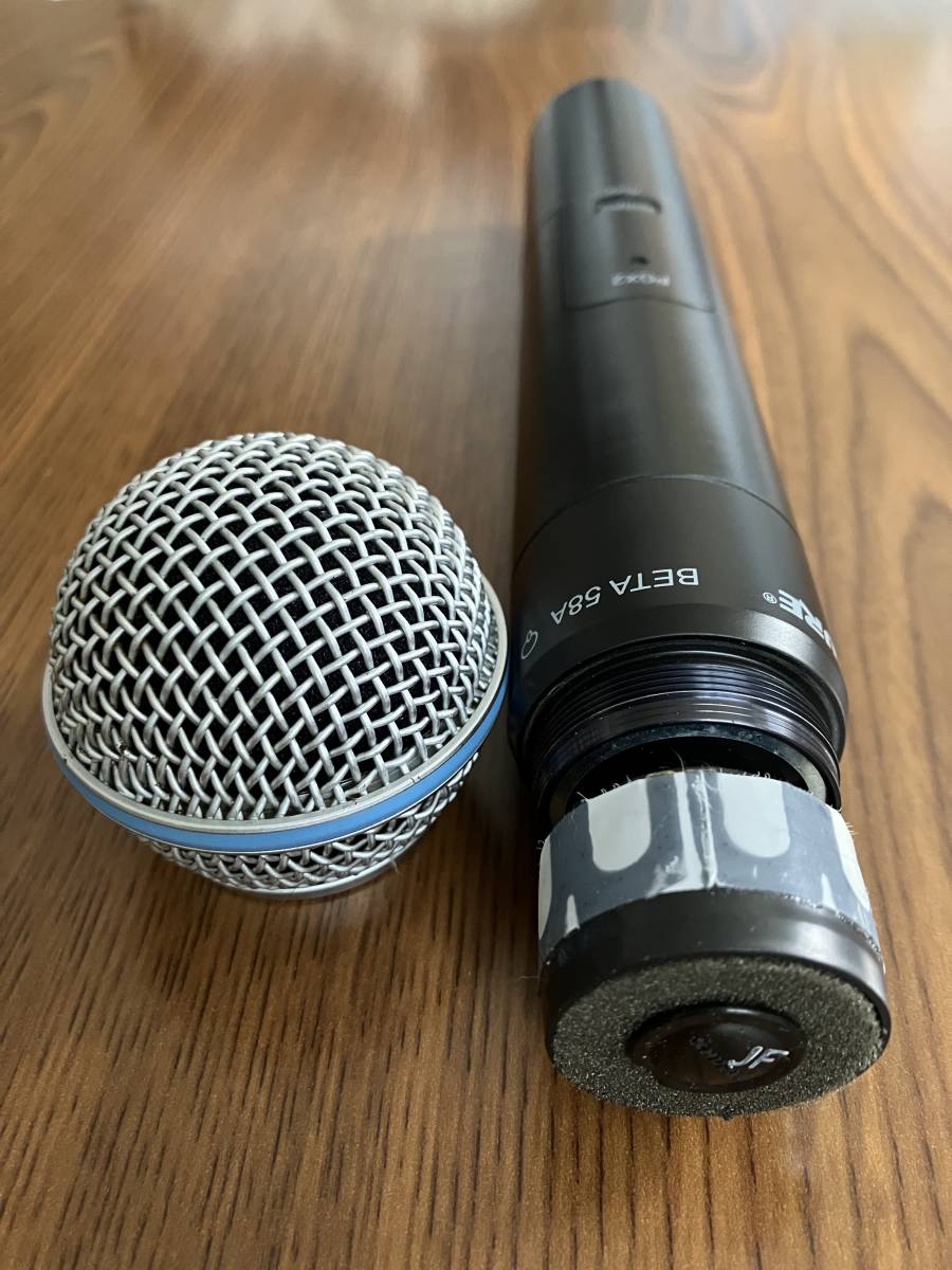 ワイヤレスマイク　SHURE PGXワイヤレスシステム　 BETA58A 2波_画像3