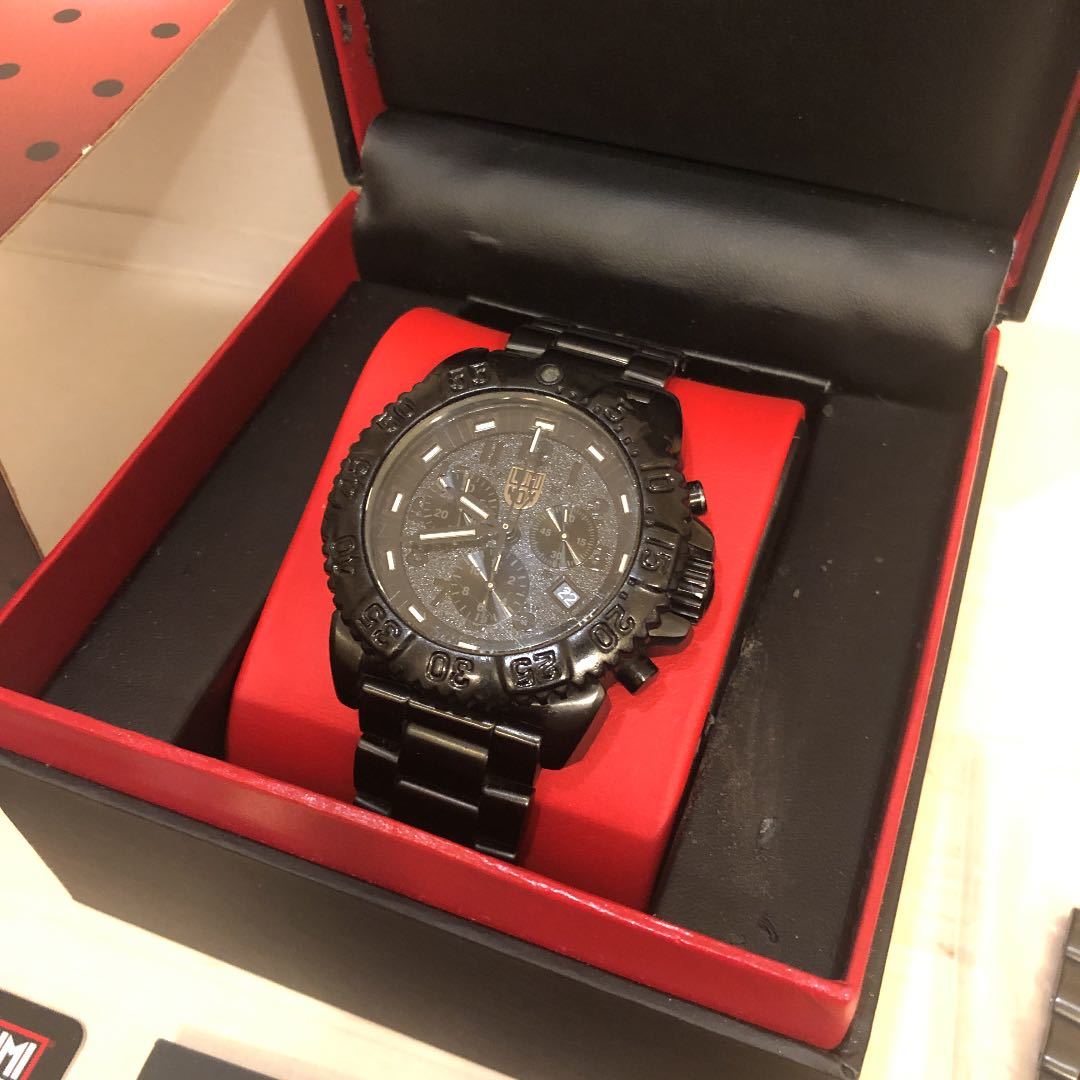 LUMINOX 3182 BO ルミノックス ブラックアウト 並行輸入品 腕時計 ネイビーシールズ black out 3180_画像2