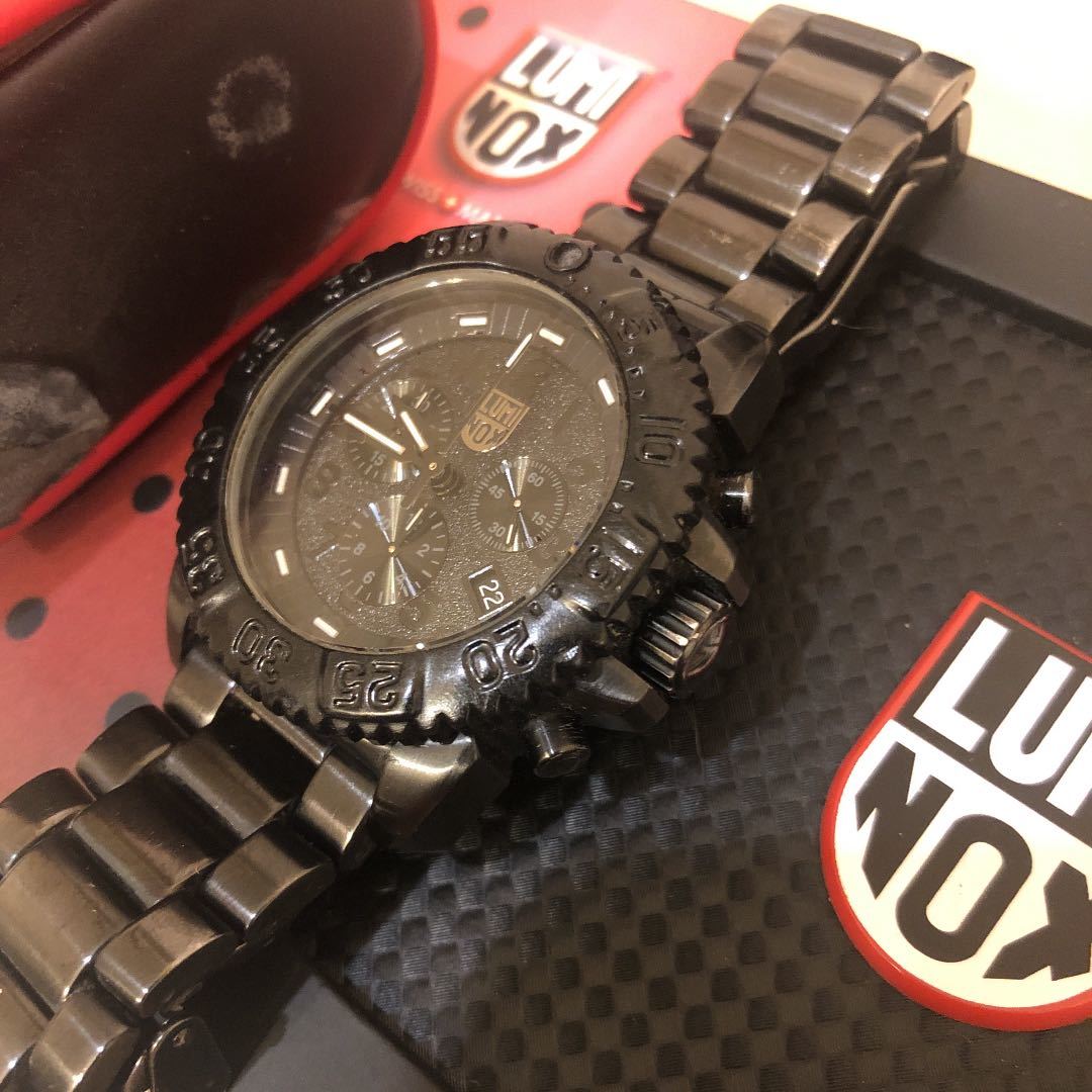 LUMINOX 3182 BO ルミノックス ブラックアウト 並行輸入品 腕時計 ネイビーシールズ black out 3180_画像10