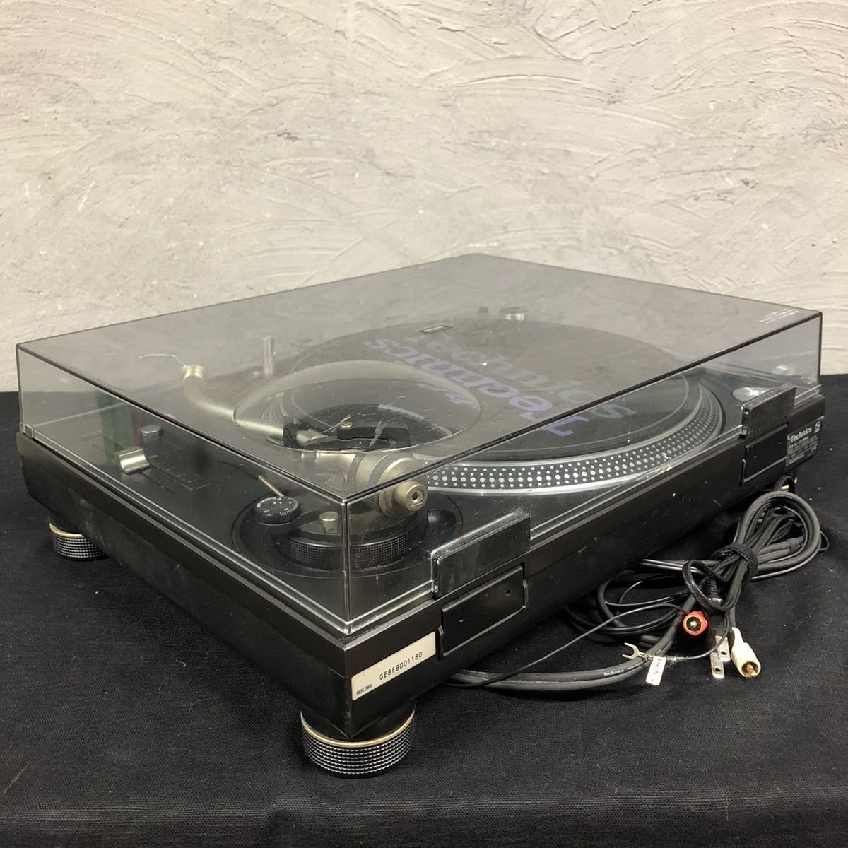 L3-hy①)Technics SL-1200MK6 動作品 説明書付き ターンテーブル