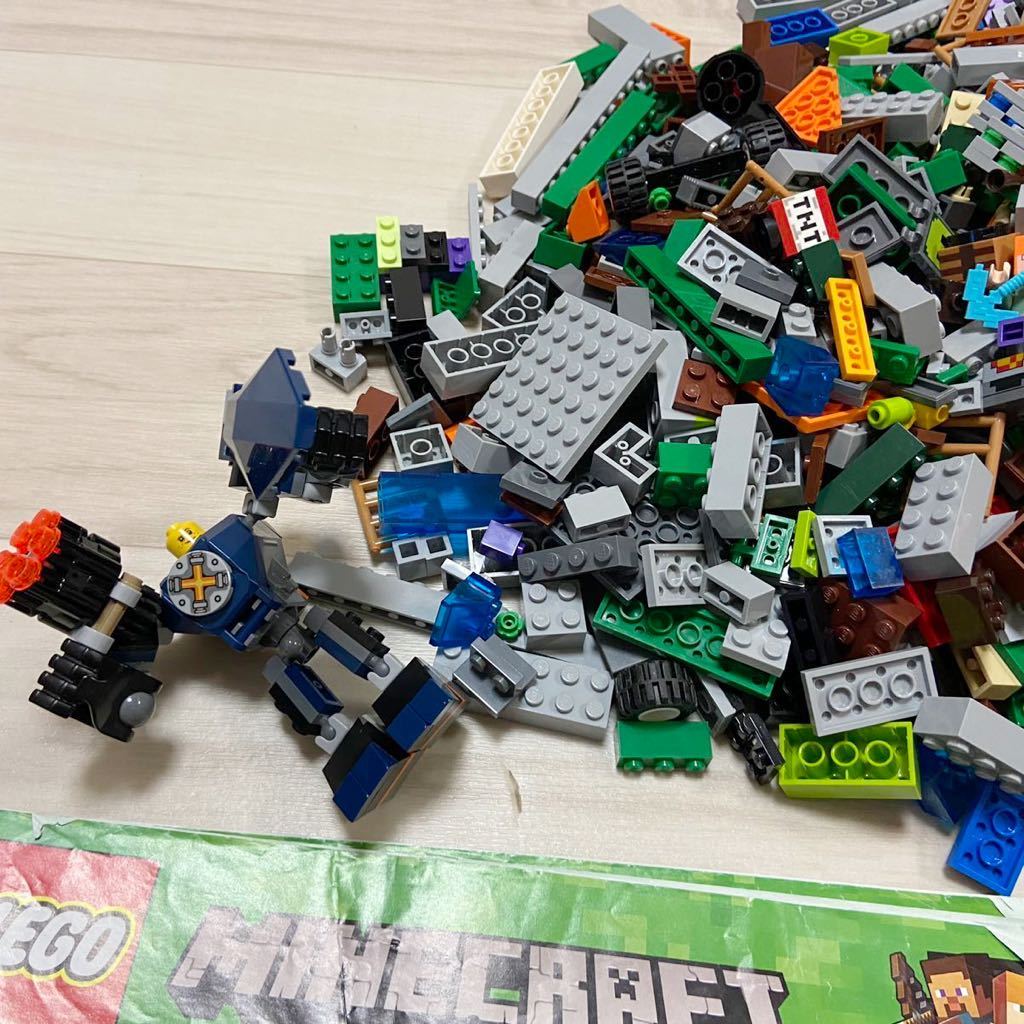 LEGO レゴ/マインクラフト/21155 巨大クリーパー像の鉱山/21147 ベッド 