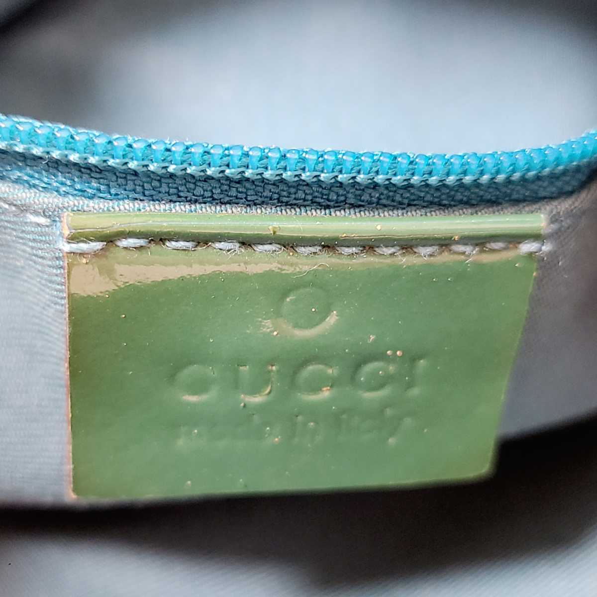 GUCCI グッチ GG キャンバス エナメル トート バッグ ハンドバッグ