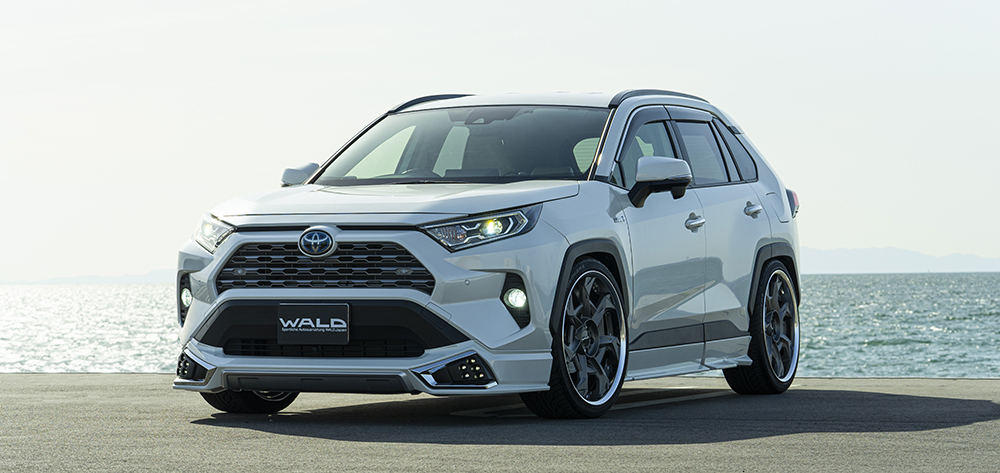 【M’s】トヨタ RAV4 G/X 前期 ( R1.4- ) WALD カーボンピラーパネル 8PCS ／ ヴァルド バルド エアロ パーツ ブラック or マットブラック_画像5