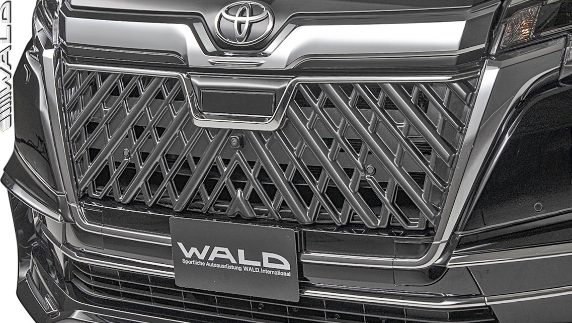 トヨタ グランエース R1.12- WALD EXECUTIVE LINE フロントグリル ABS 未塗装 ヴァルド バルド エアロ パーツ 新型 外装 送料無料限定セール中 トヨタ グランエース R1.12- WALD EXECUTIVE LINE フロントグリル ABS 未塗装 ヴァルド バルド エアロ パーツ 新型 外装 送料無料限定セール中