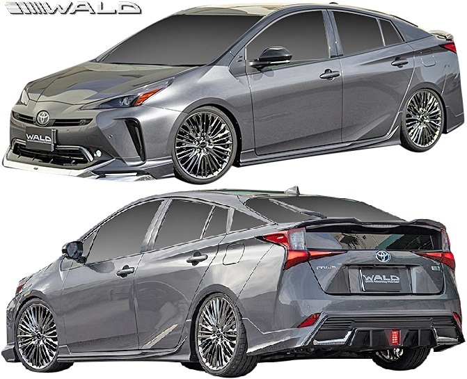 【M's】TOYOTA 後期 50系 プリウス ZVW50 ZVW55 (2018.12-) WALD Executive Line フロントスポイラー ／／ ヴァルド バルド エアロパーツ_画像3