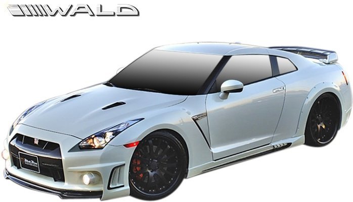 【M's】日産 R35 GT-R (H19.12-H22.10) WALD SPORTS LINE BLACK BISON EDITION リア オーバーフェンダー ／ ヴァルド バルド エアロ パーツ_画像8