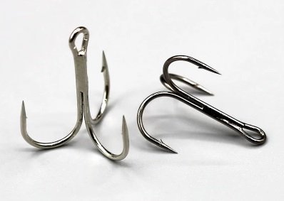 【新品・送料無料】 トリプルフック #6 30個セット コスパ最強! バス釣り シーバス ルアー ワーム トレブルフック_画像2