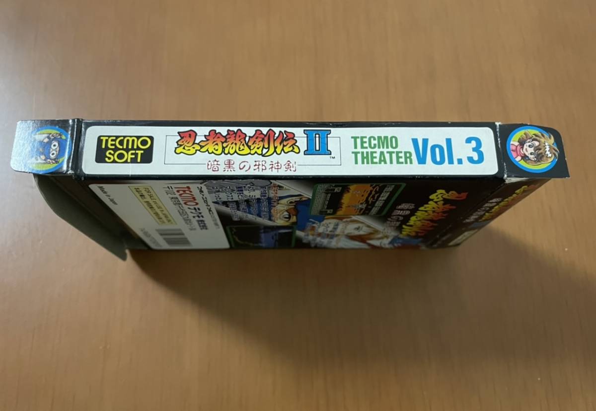 ［美品］FC 忍者龍剣伝Ⅱ 暗黒の邪神剣　TECMO ファミコンソフト　希少　箱説付き