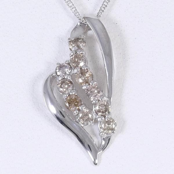 プラチナ ダイヤモンド ネックレス 11石 ペンダントネックレス PT900 