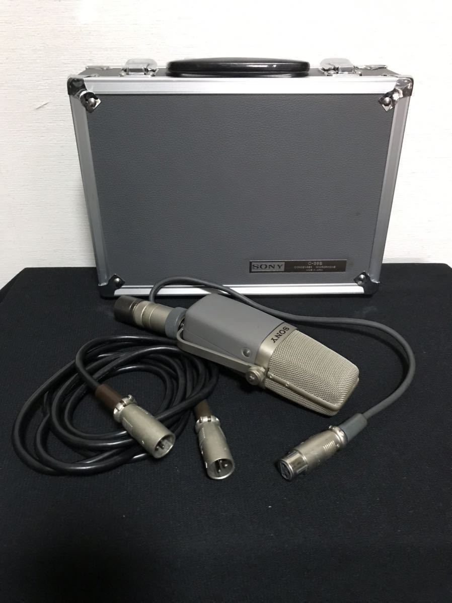 格安大特価 ヤフオク! SONY/ソニー コンデンサーマイクロホン C-38B/専 ...