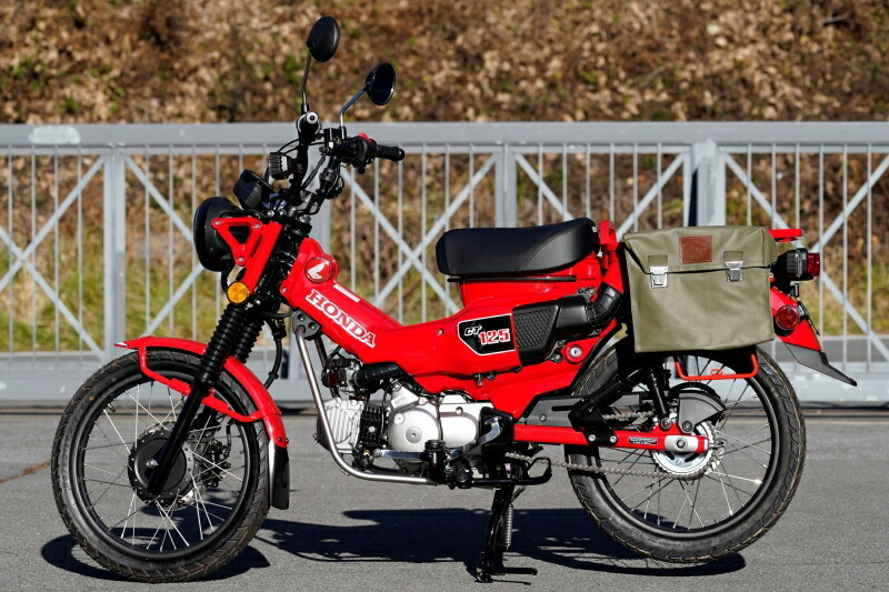 CT125 ハンターカブ サイドバッグサポート 左側専用 ブラック ミニモト(Minimoto) 【ホンダ4miniパーツ】_画像4