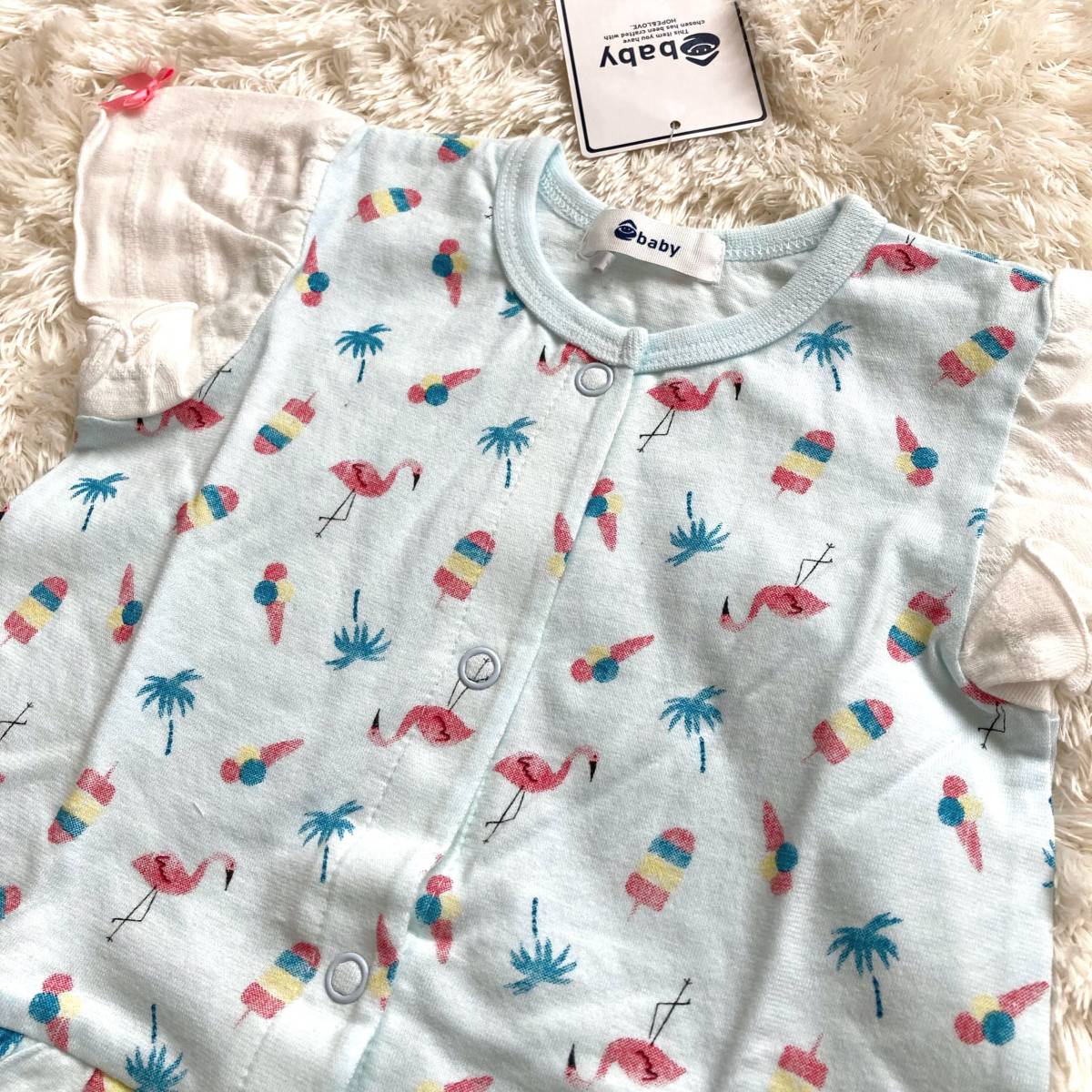 愛用 ebaby 半袖 ロンパース 2枚セット 70 ecousarecycling.com