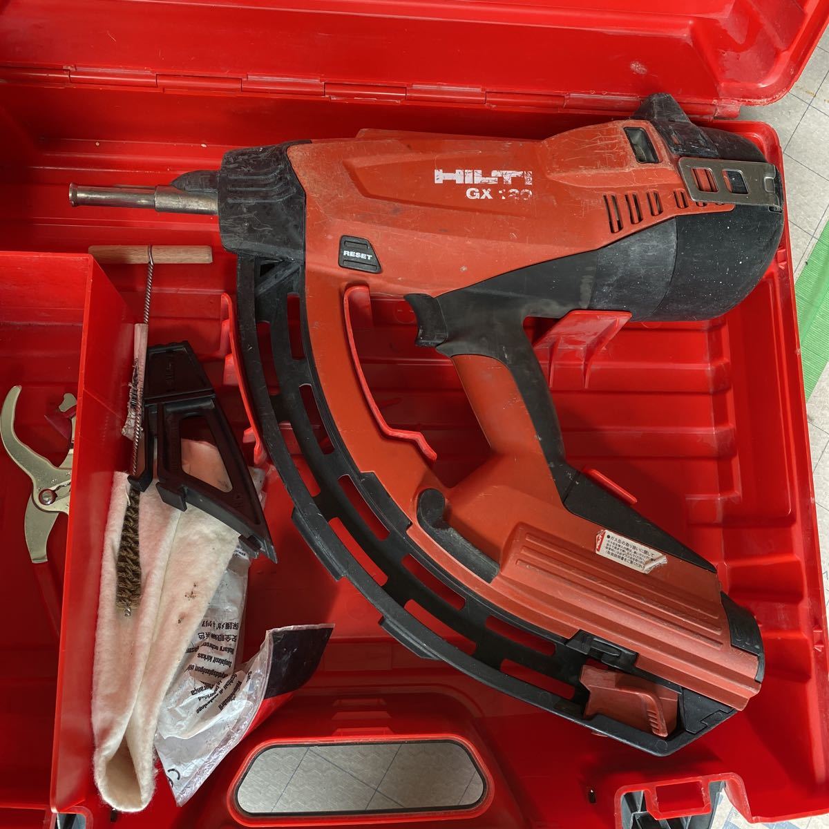 2023格安 ヤフオク! - HILTI ガス鋲打ち機 GX120 ヒルティ ガス式鋲打