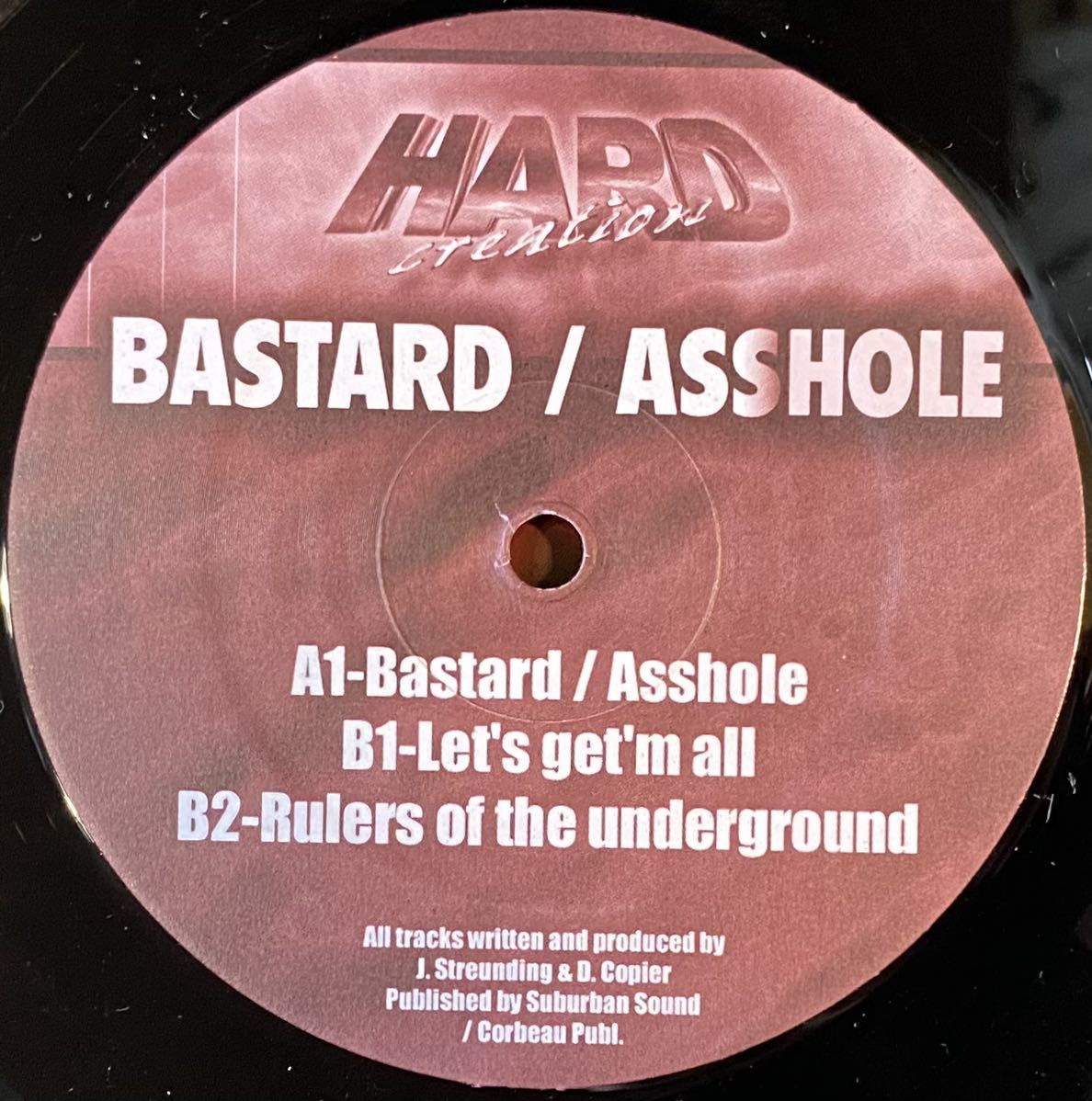 即決！ハードコア・ガバ / Hard Creation - Bastard / Asshole / Forze Records - FORZE 24 / Hardcore / Gabberの画像4