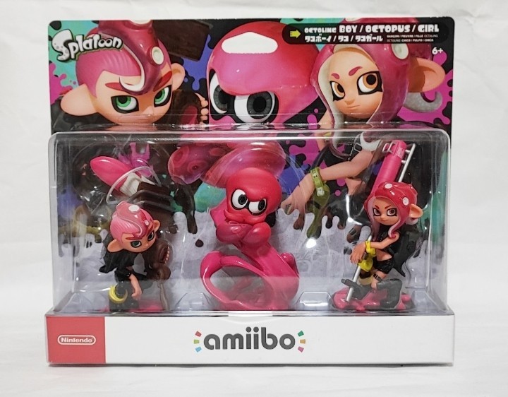 新品 未開封】 amiibo タコ タコボーイ タコガール トリプルセット スプラトゥーン