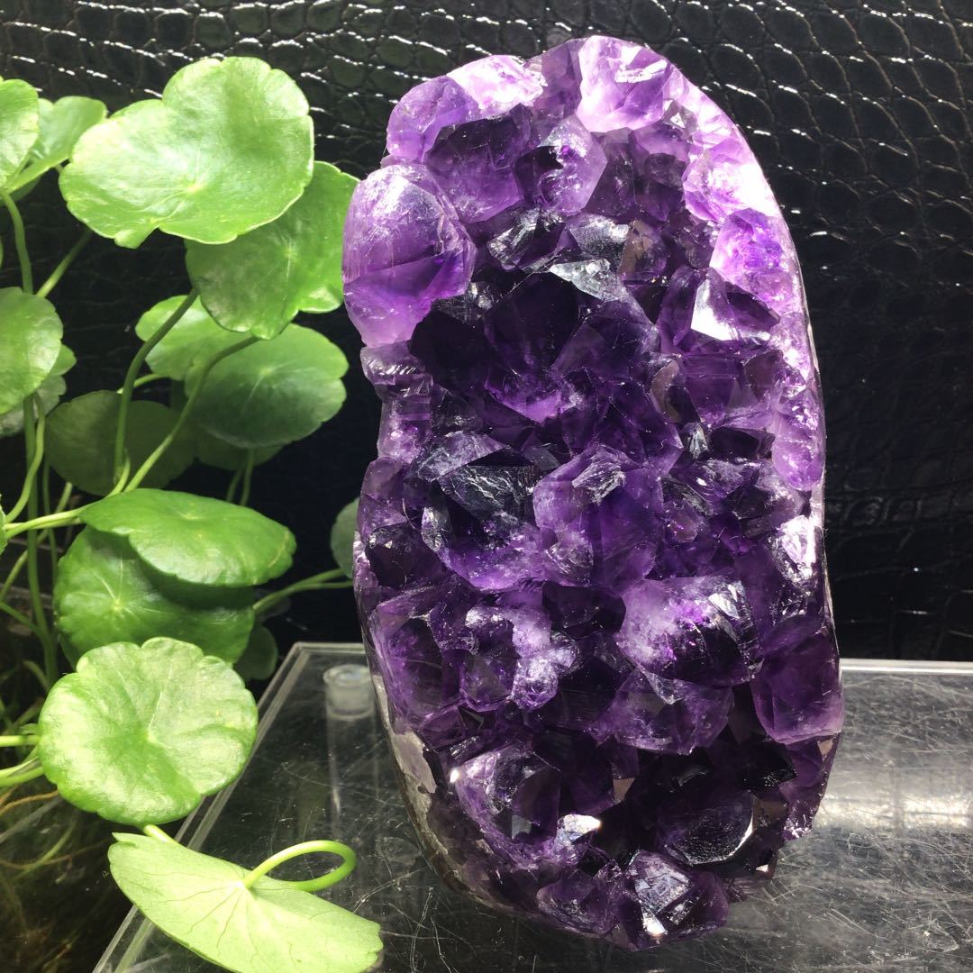 クラスター ✨極上の紫パワー✨高品質 天然石 原石 置物 b0kiS 