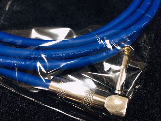  new goods outlet prompt decision goods!!*MOGAMI JAPAN 2534 shield cable approximately 3m* blue color * limitation 1 pcs insertion load!!